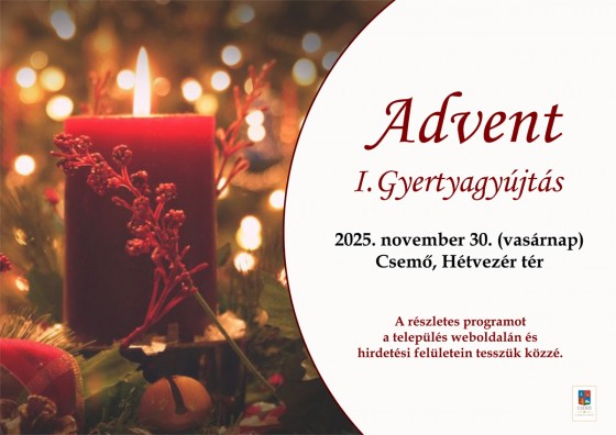 Advent I. Gyertyagyújtás