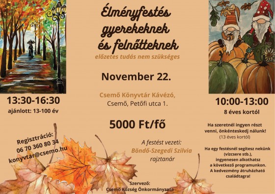 Őszi élményfestés 2025.11.22