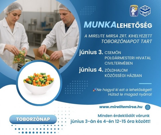 MUNKALEHETŐSÉG - TOBORZÓNAP
