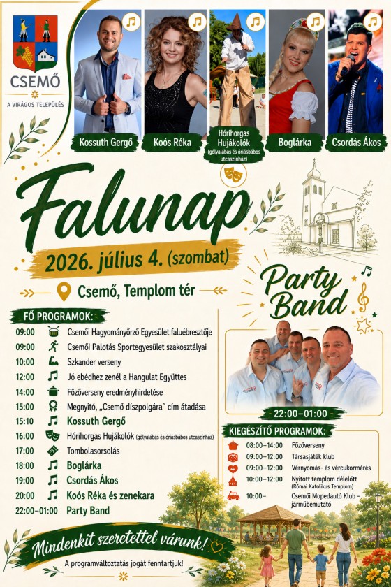 Falunap 2026. július 4.