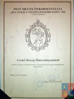 Kulturált települési környezet díj 2003